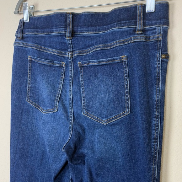 SPANX High Rise Flare Jeans in Midnight Shade - Picture 10 of 13